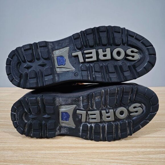 Sorel Boot Caribou II Winter Waterproof Womens Buff Tan Leather Size 9 Shoe - Picture 11 of 12